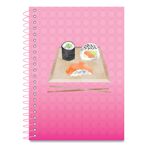 Picture of Lifenotes Notebook, 1 Subject, Medium/College Rule, Assorted Covers, 7 x 5, 80 Sheets, 4/Pack