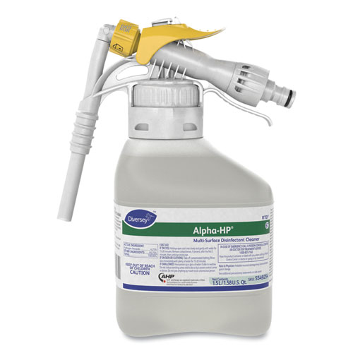 Picture of Alpha-HP Multi-Surface Disinfectant Cleaner, Citrus Scent, 1.5 L RTD Spray Bottle, 2/Carton