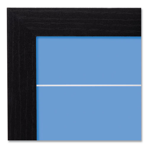 Picture of Black Solid Wood Poster Frames with Plastic Window, Wide Profile, 16 x 20