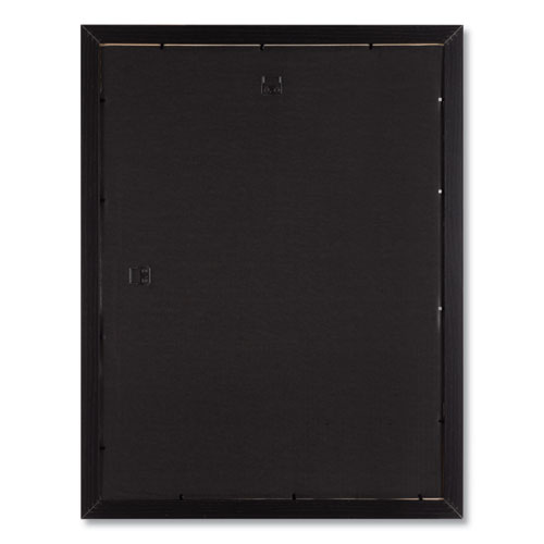 Picture of Black Solid Wood Poster Frames with Plastic Window, Wide Profile, 18 x 24