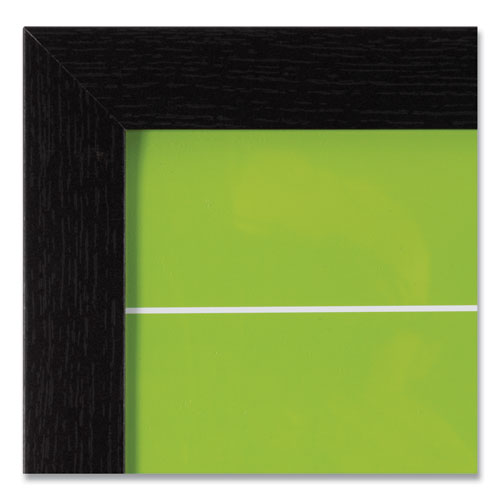 Picture of Black Solid Wood Poster Frames with Plastic Window, Wide Profile, 18 x 24