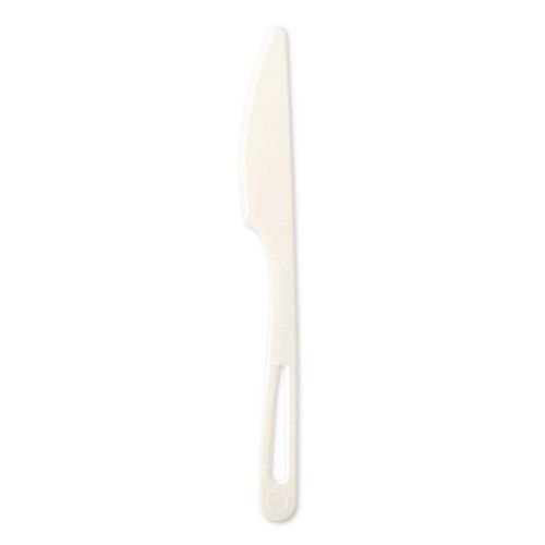 Picture of TPLA Compostable Cutlery, Knife, 6.7", White, 1,000/Carton