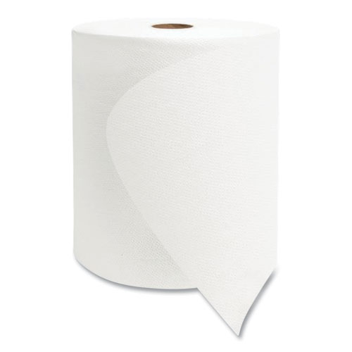 Picture of Valay Universal TAD Roll Towels, 1-Ply, 8 x 600 ft, White, 6 Rolls/Carton