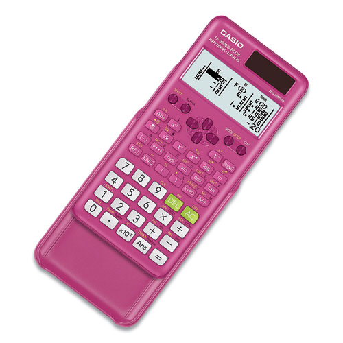 Picture of FX-300ES Plus 2nd Edition Scientific Calculator, 16-Digit LCD, Pink