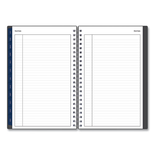 Picture of Passages Weekly/Monthly Planner, 8 x 5, Charcoal Cover, 12-Month (Jan to Dec): 2025