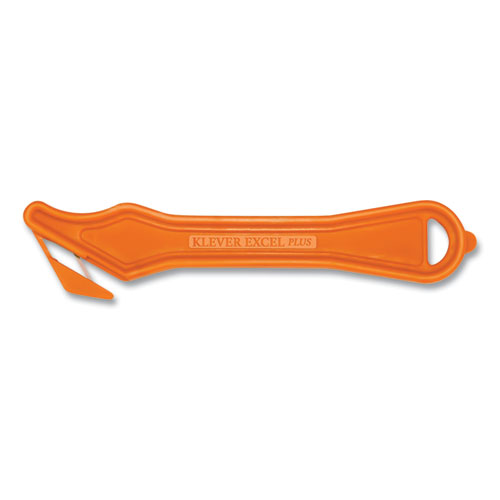 Picture of Excel Plus Safety Cutter, 7"  Plastic Handle, Orange, 10/Box