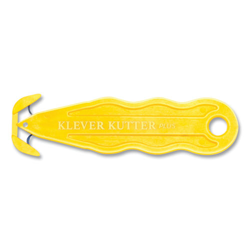 Picture of Kurve Blade Plus Safety Cutter, 5.75" Plastic Handle, Yellow, 10/Box