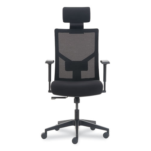 Picture of Mesh Back Molded Foam Task Chair, Supports Up to 275 lb, Black Seat/Back