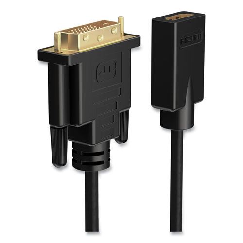 Picture of DVI to HDMI Adapter, 6", Black