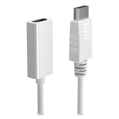 Picture of DisplayPort to HDMI Adapter, 6", White