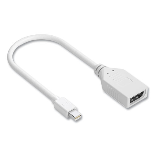 Picture of Mini DisplayPort to DisplayPort Adapter, 6", White