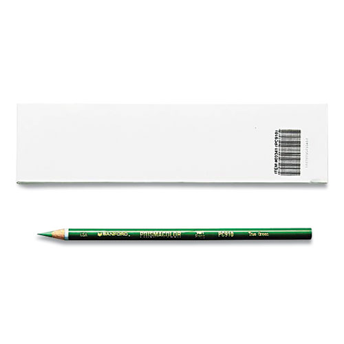 Picture of Premier Colored Pencil, 3 mm, 2B (#1), True Green Lead, True Green Barrel, Dozen