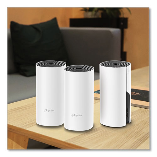 Picture of Deco M4 AC1200 Whole Home Mesh Wi-Fi System, 2 Ports, Dual-Band 2.4 GHz/5 GHz