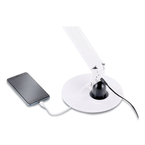 Picture of Color Changing LED Desk Lamp with RGB Arm, 18.12" High, White