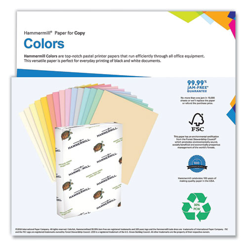 Picture of Colors Print Paper, 20 lb Bond Weight, 11 x 17, Blue, 500/Ream