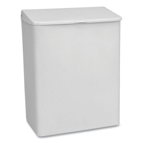 Picture of Enamel Feminine Napkin Receptacle, Metal, White