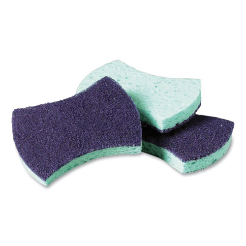 Picture of Power Sponge, 2.8 x 4.5, 0.6" Thick,  Blue/Teal, 20/Carton