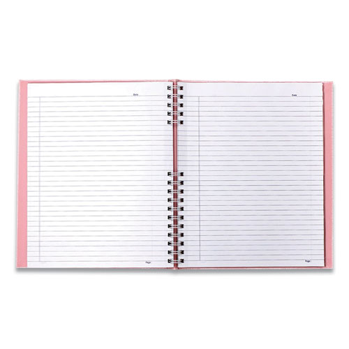 Picture of Pink Ribbon NotePro Notebook, 1 Subject, Medium/College Rule, Pink Cover, 10.75 x 8.5, 200 Sheets