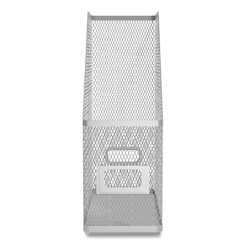Picture of Mesh Magazine File, 4.53 x 10.51 x 12.4, Silver