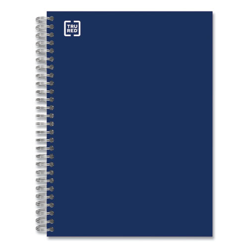 Picture of Three-Subject Notebook, Medium/College Rule, Blue Cover, 9.5 x 5.88, 138 Sheets