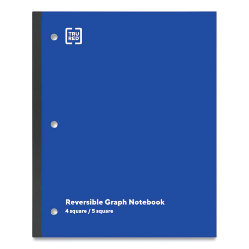 Picture of Wireless One-Subject Notebook, Quadrille Rule, Blue Cover, (80) 11 x 8.5 Sheets