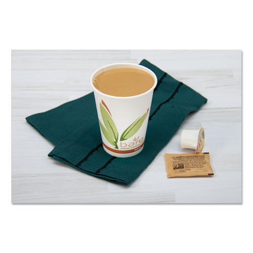 Picture of Bare Eco-Forward Recycled Content PCF Paper Hot Cups, 12 oz, Green/White/Beige, 1,000/Carton