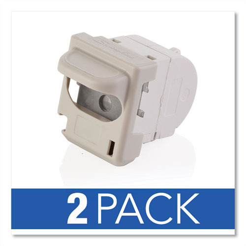 Picture of Desktop Electric Stapler Cartridge, 0.25" Leg, 0.5" Crown, Steel, 1,500/Cartridge, 2 Cartridges/Box, 3000/Box