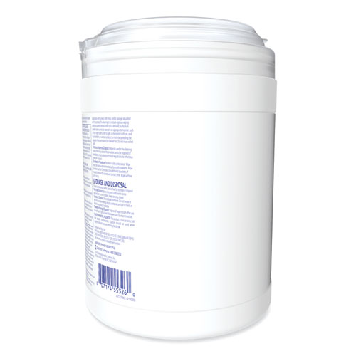 Picture of Oxivir TB Disinfectant Wipes, 6 x 6.9, Characteristic Scent, White, 160/Canister, 4 Canisters/Carton