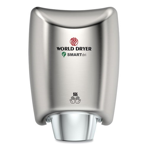 Picture of SMARTdri Hand Dryer, 110-120 V, 9.33 x 7.67 x 12.5, Brushed Stainless Steel