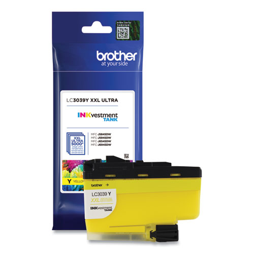 Picture of LC3039Y INKvestment Ultra High-Yield Ink, 5,000 Page-Yield, Yellow