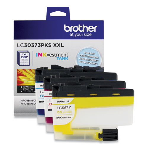 Picture of LC3037Y INKvestment Super High-Yield Ink, 1,500 Page-Yield, Yellow