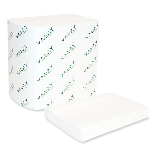 Picture of Valay Interfolded Napkins, 1-Ply, White, 6.5 x 8.25, 6,000/Carton