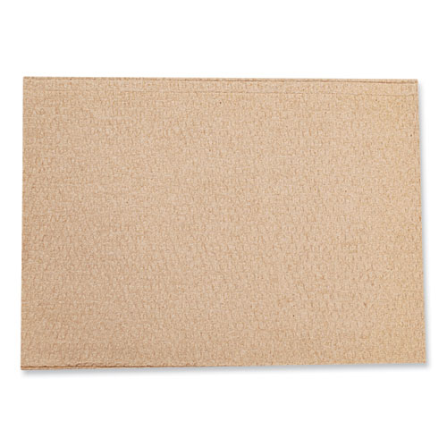 Picture of Valay Interfolded Napkins, 1-Ply, 6.3 x 8.85, Kraft, 6,000/Carton