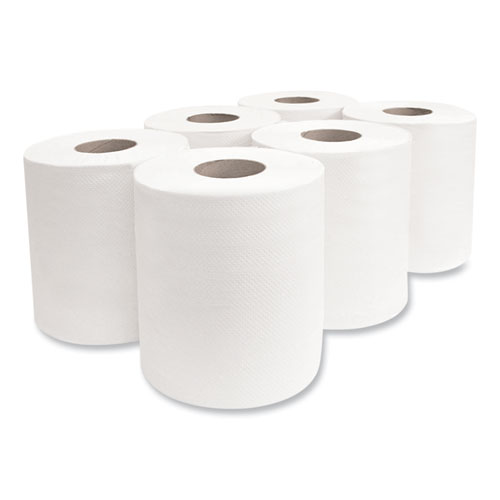 Picture of Morsoft Center-Pull Roll Towels, 2-Ply, 6.9" dia, 500 Sheets/Roll, 6 Rolls/Carton