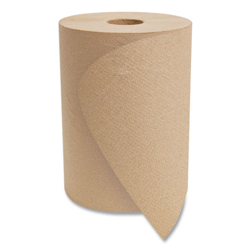 Picture of 10 Inch Roll Towels, 1-Ply, 10" x 800 ft, Kraft, 6 Rolls/Carton