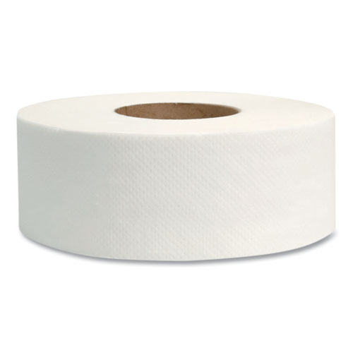 Picture of Jumbo Bath Tissue, Septic Safe, 2-Ply, White, 3.3" x 500 ft, 12/Carton