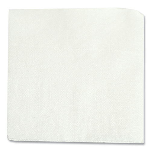 Picture of Morsoft Beverage Napkins, 9 x 9/4, White, 500/Pack, 8 Packs/Carton