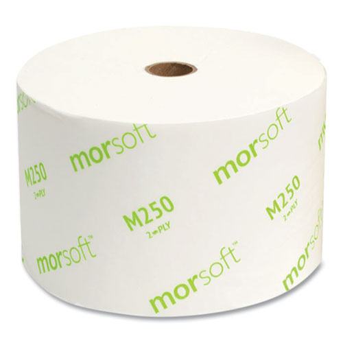 Picture of Small Core Bath Tissue, Septic Safe, 2-Ply, White, 1,250/Roll, 24 Rolls/Carton