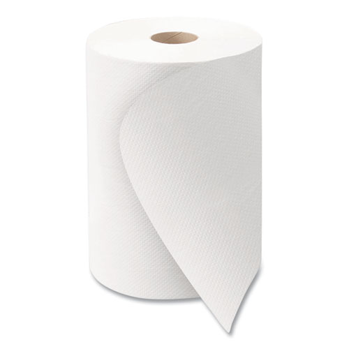 Picture of 10 Inch Roll Towels, 1-Ply, 10" x 800 ft, White, 6 Rolls/Carton