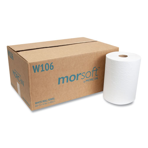 10+Inch+Roll+Towels%2C+1-Ply%2C+10%26quot%3B+X+800+Ft%2C+White%2C+6+Rolls%2Fcarton