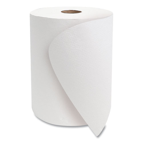 Picture of 10 Inch TAD Roll Towels, 1-Ply, 10" x 700 ft, White, 6 Rolls/Carton