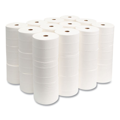 Picture of Small Core Bath Tissue, Septic Safe, 2-Ply, White, 1,000 Sheets/Roll, 36 Rolls/Carton