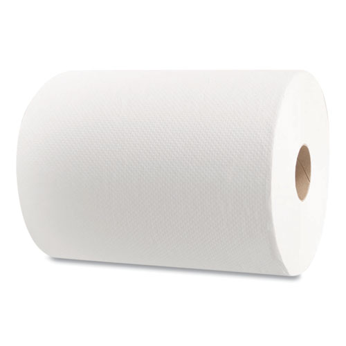 Picture of 10 Inch Roll Towels, 1-Ply, 10" x 800 ft, White, 6 Rolls/Carton