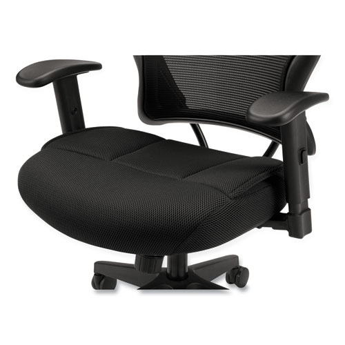 Picture of VL702 Mesh High-Back Task Chair, Supports Up to 250 lb, 18.5" to 23.5" Seat Height, Black