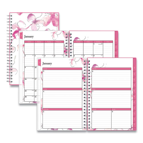 Picture of Breast Cancer Awareness Create-Your-Own Cover Weekly/Monthly Planner, Orchid Artwork, 8 x 5, 12-Month (Jan-Dec): 2023