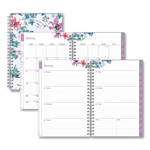 Laila Create-Your-Own Cover Weekly/monthly Planner, Wildflower Artwork, 8 X 5, Multicolor Cover, 12-Month (jan-Dec): 2022