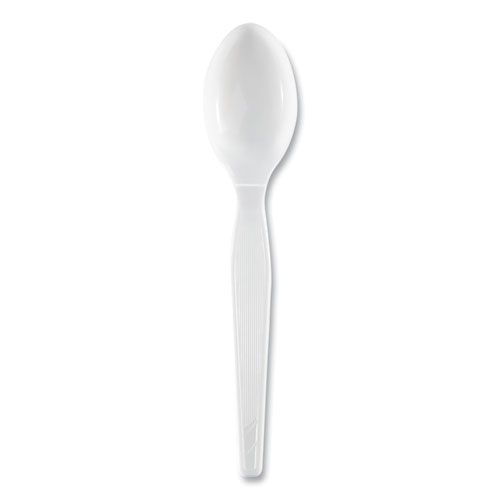 Picture of Plastic Cutlery, Heavyweight Teaspoons, White, 1,000/Carton