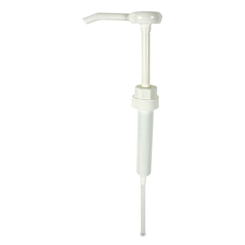 Picture of Economy Plastic Dispensing Pump, 38 mm cap fits 1 gal Bottles, White