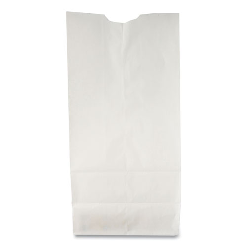 Picture of Grocery Paper Bags, 30 lb Capacity, #2, 4.31" x 2.44" x 7.88", White, 500 Bags