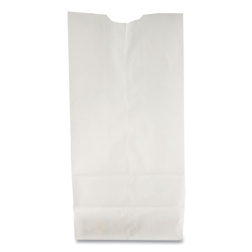 Picture of Grocery Paper Bags, 35 lb Capacity, #6, 6" x 3.63" x 11.06", White, 500 Bags